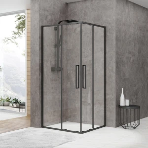 Душевой уголок Black & White Stellar Wind S872-1000 100х100